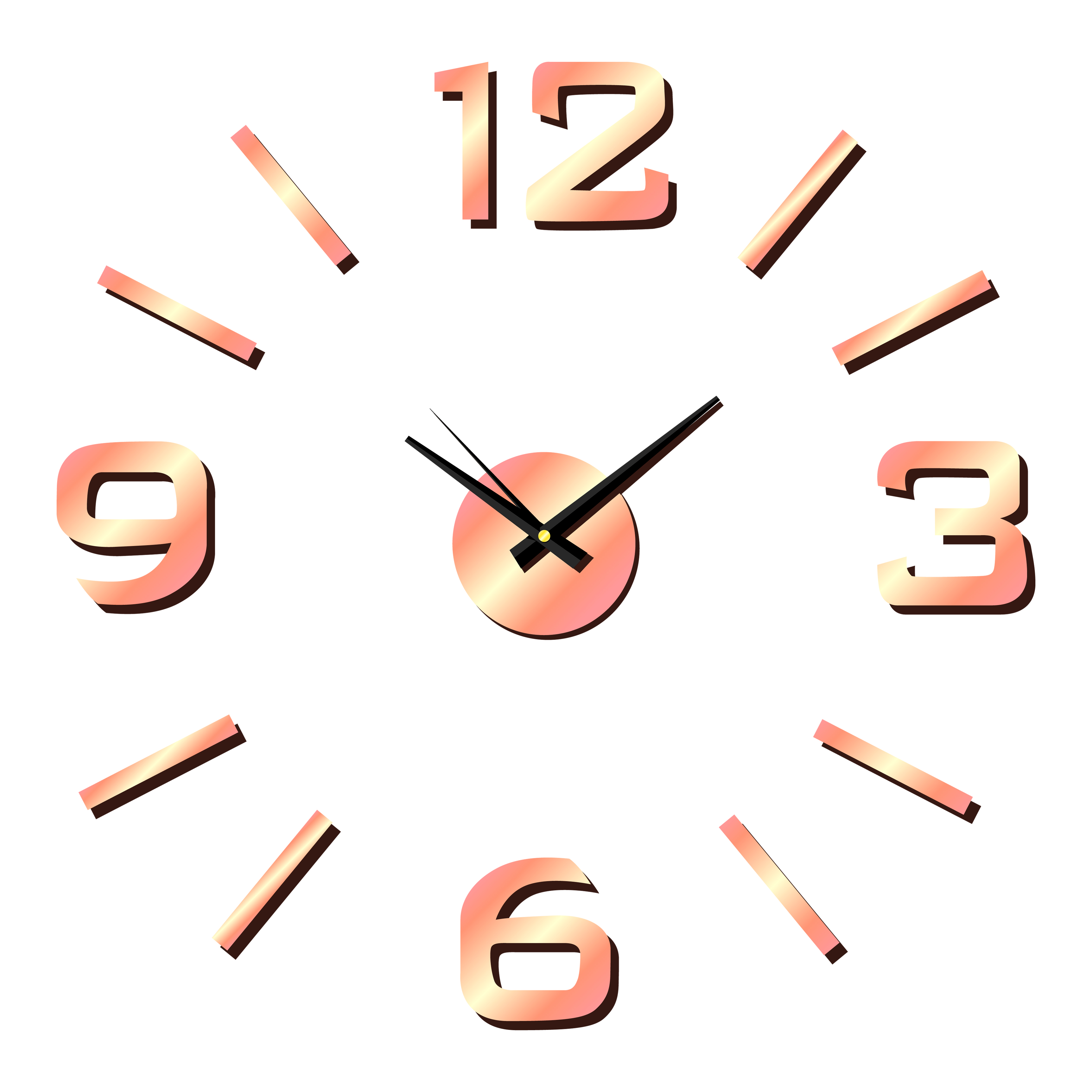 

Интерьерные часы Atlantis TIME MP01 gold, MP01