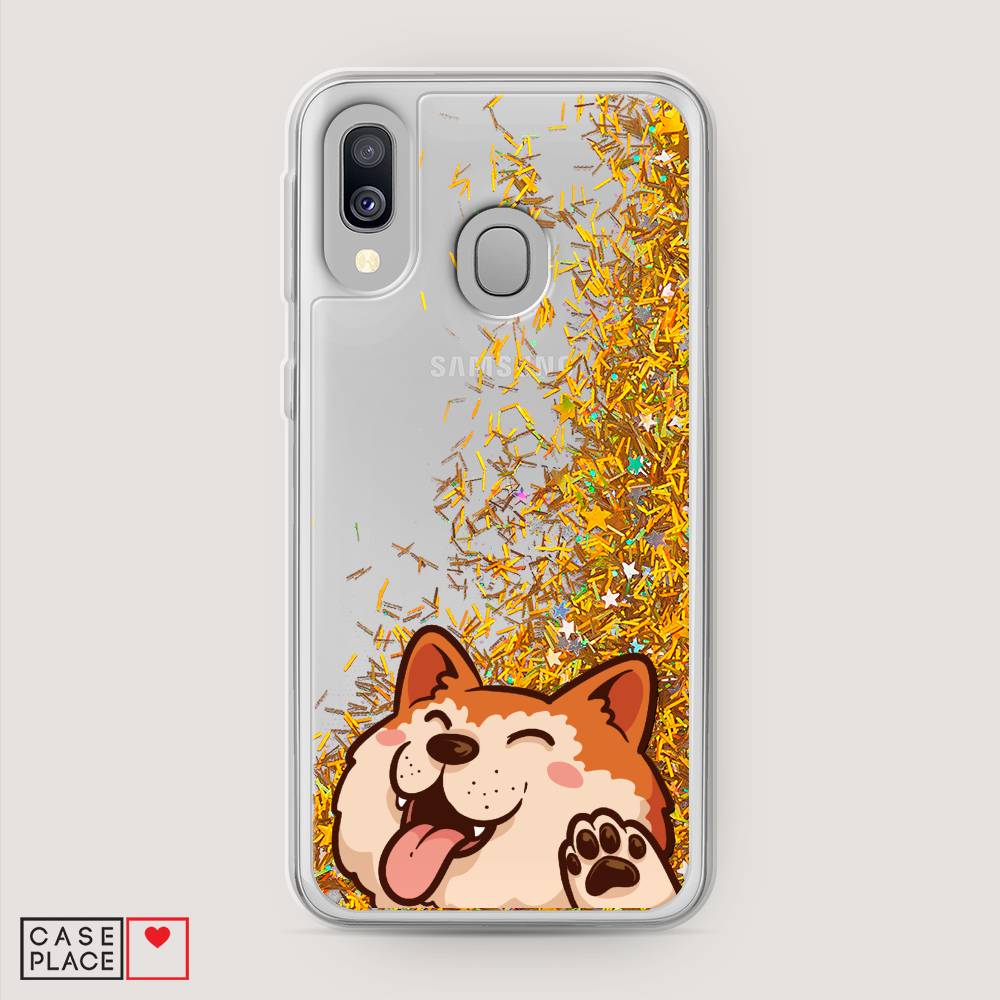 

Чехол Awog на Samsung Galaxy A40 "Акита-ину машет", Разноцветный, 28090-1