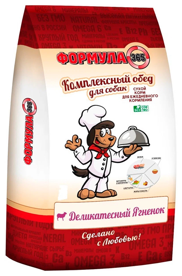 

Сухой корм для активных собак ZooRing Формула-365 Деликатесный ягненок, 4 шт по 3 кг