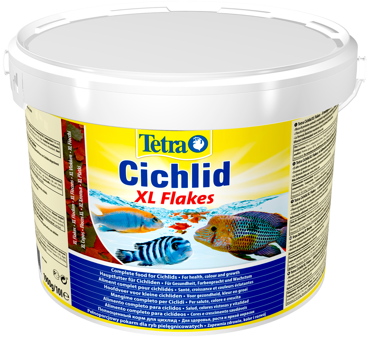 

Корм для всех видов цихлид Tetra Cichlid XL Flakes хлопья, 2 шт по 500 мл