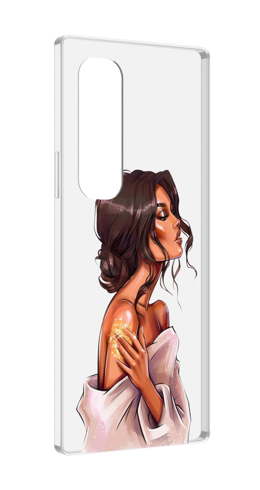 

Чехол MyPads Девушка-нежная женский для Samsung Galaxy Z Fold 4 (SM-F936), Прозрачный, Tocco