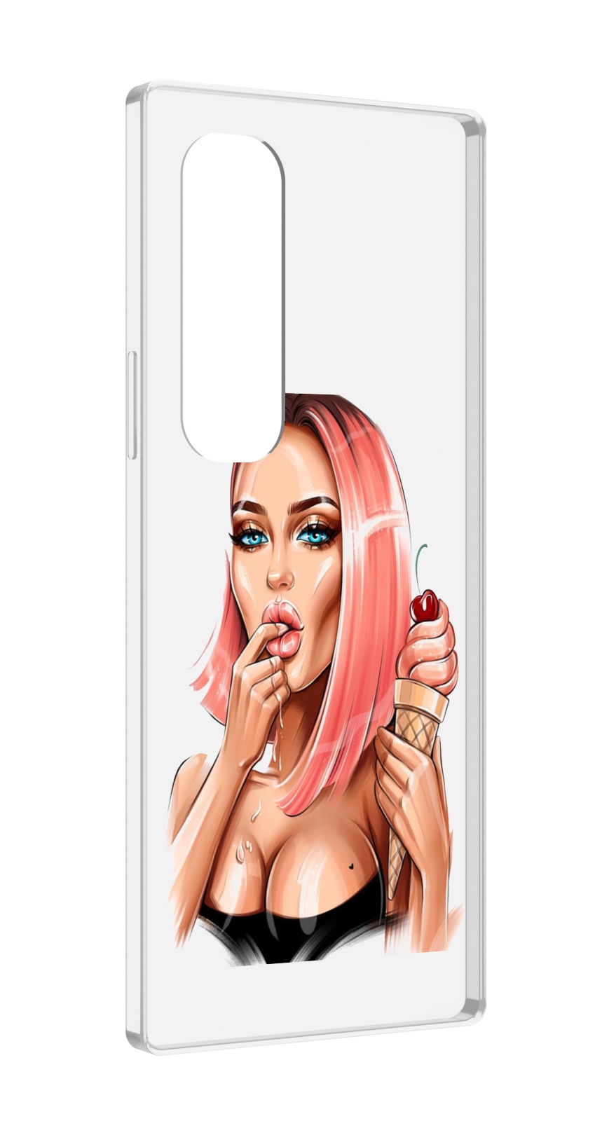

Чехол MyPads Девушка-и-мороженое женский для Samsung Galaxy Z Fold 4 (SM-F936), Прозрачный, Tocco