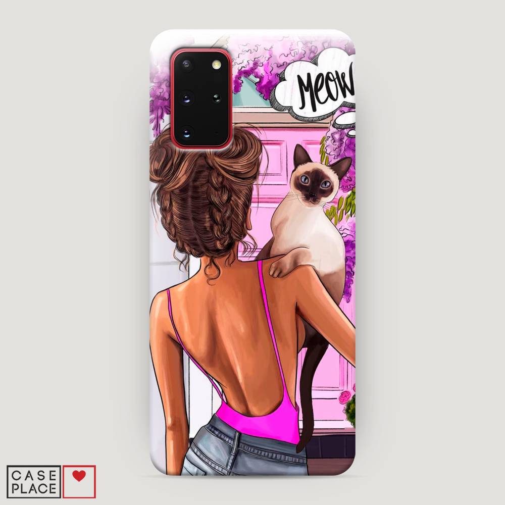 

Чехол Awog "Девушка с кошкой" для Samsung Galaxy S20 +, 29320-5
