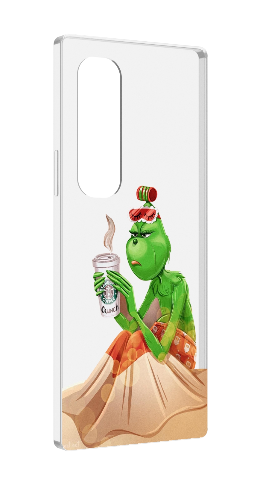 

Чехол MyPads Гринч-в-платье для Samsung Galaxy Z Fold 4 (SM-F936), Прозрачный, Tocco
