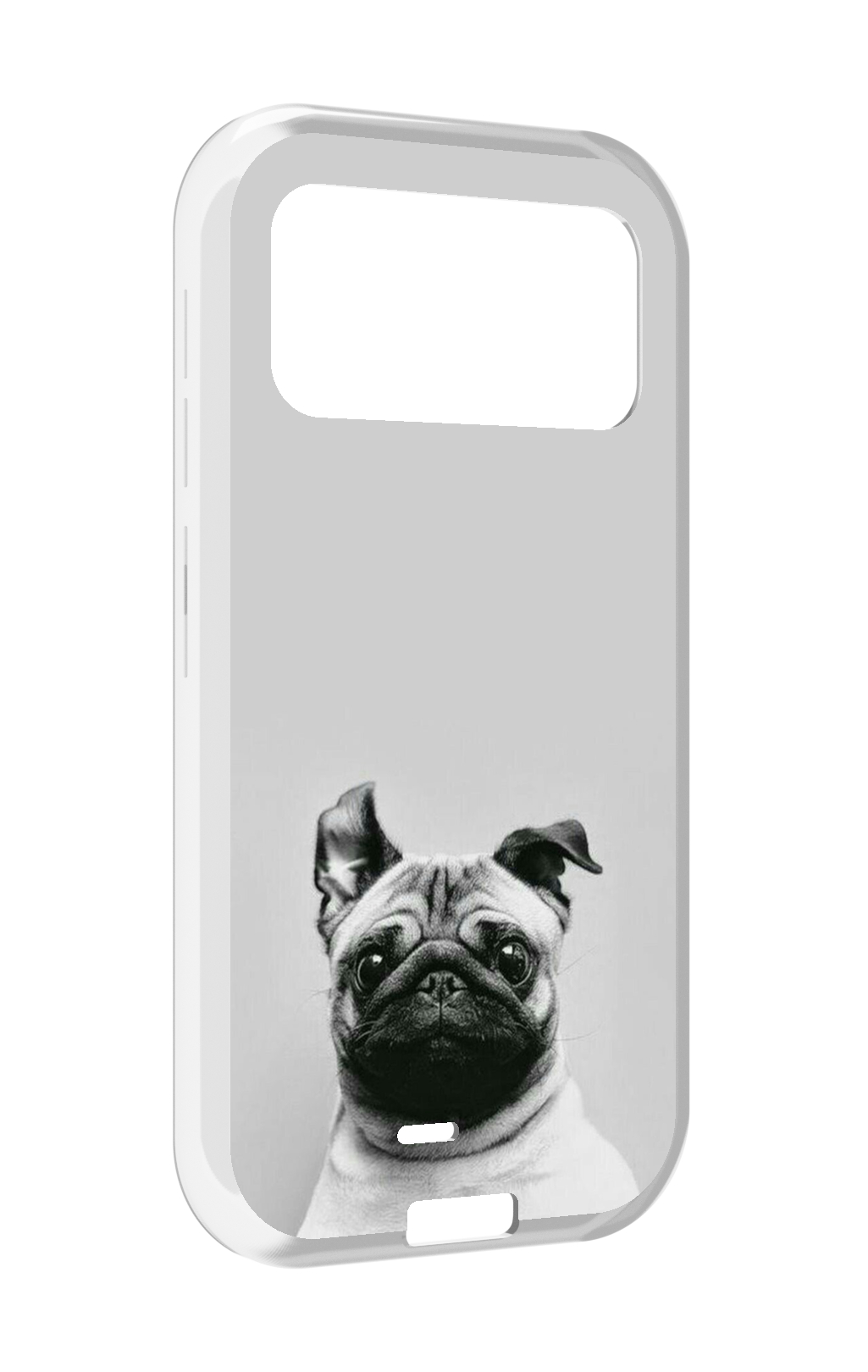 

Чехол MyPads мопс для Oukitel F150 H2022, Прозрачный, Tocco