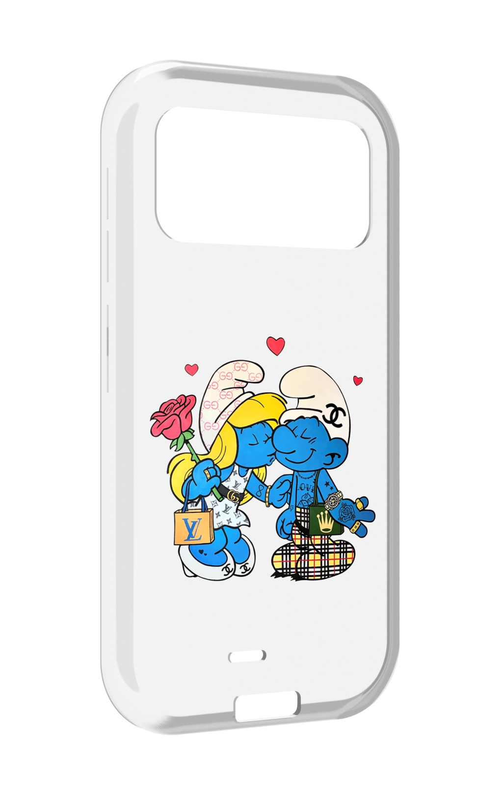 

Чехол MyPads модные-смурфики для Oukitel F150 H2022, Прозрачный, Tocco