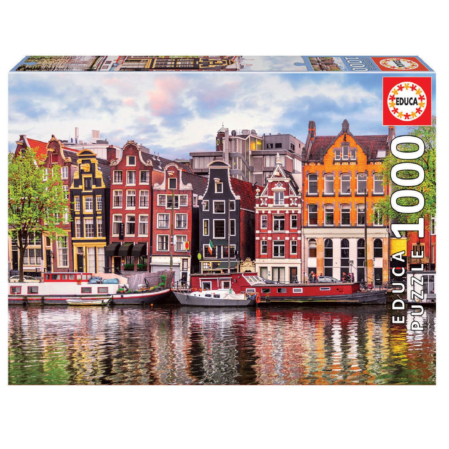

Пазлы EDUCA Puzzle Танцующие дома: Амстердам 1000 деталей 18458