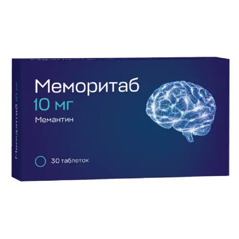 

Меморитаб таблетки 10 мг 30 шт.