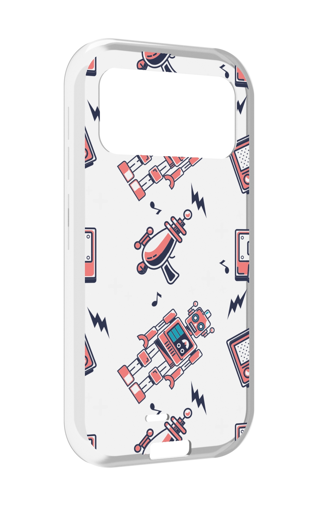 

Чехол MyPads мини-роботы для Oukitel F150 H2022, Прозрачный, Tocco