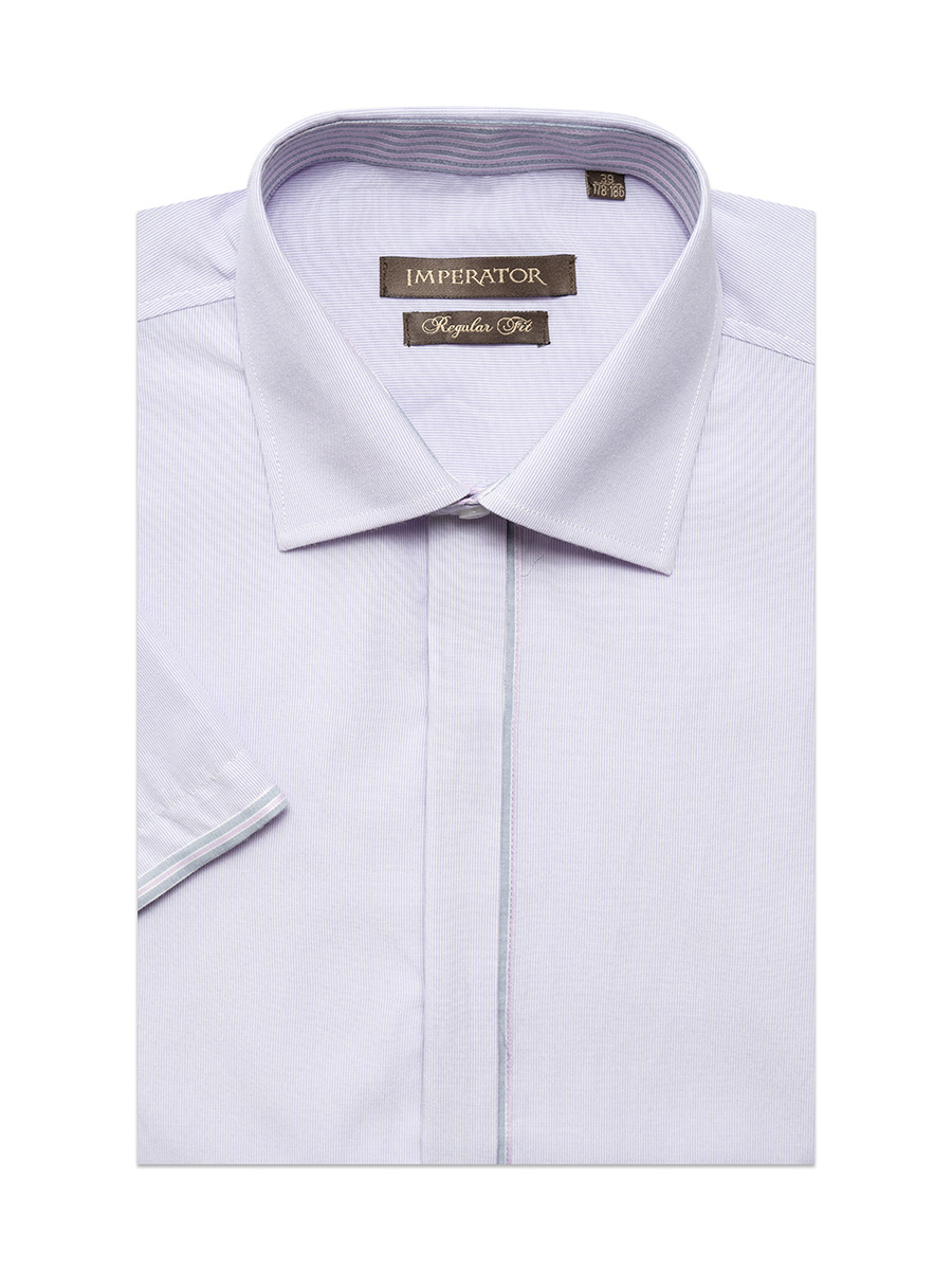 Рубашка мужская Imperator Agent 175-20-K фиолетовая 44/170-178