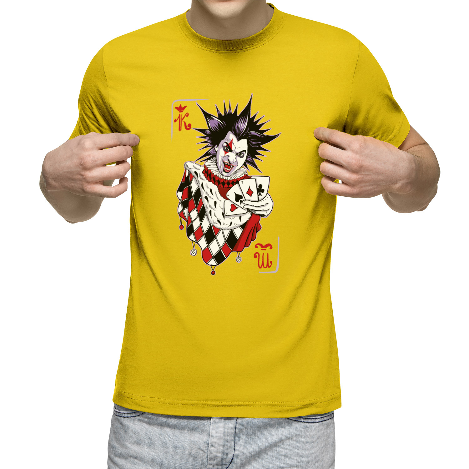 

Футболка мужская Джокер КиШ желтая 2XL, Желтый, Джокер КиШ