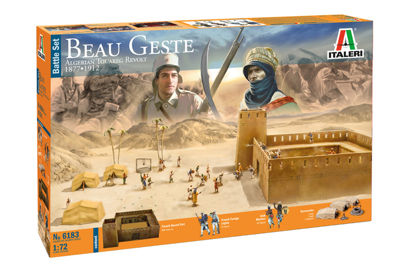 

Сборная модель Italeri 1/72 Beau Geste Algerian Toureg Revolt 1877 - 1912 6183