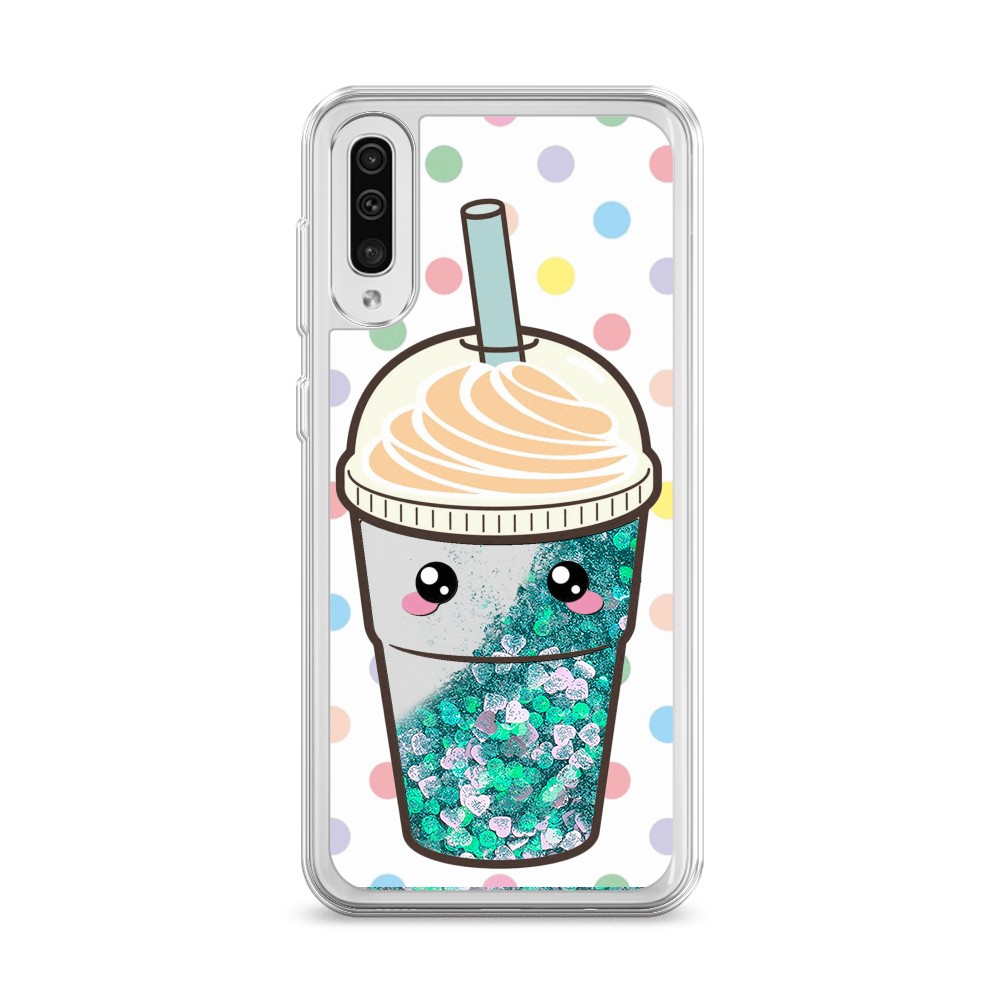 

Жидкий чехол с блестками "Милый стакан" на Samsung Galaxy A50, 27795-1