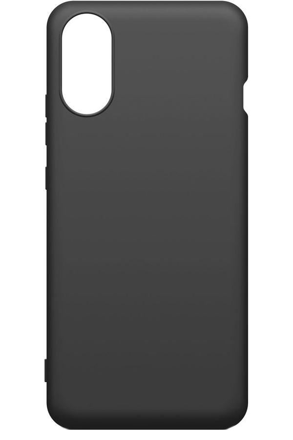 фото Чехол (клип-кейс) borasco silicone case, для zte blade a31 plus, черный (матовый) [40858]