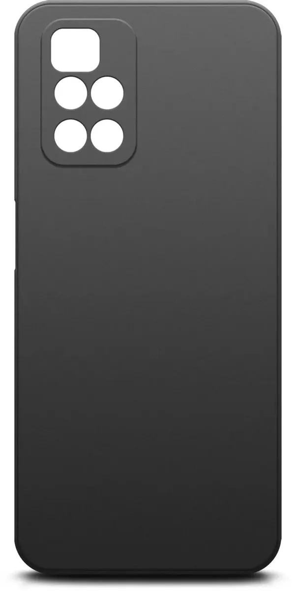 

Чехол (клип-кейс) BoraSCO Microfiber Case для Xiaomi Redmi 10, черный [40474], Microfiber Case