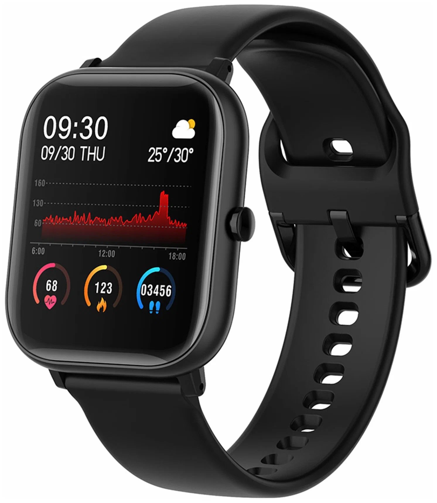 фото Смарт-часы digma smartline e3, 1.4", черный / черный [e3b]
