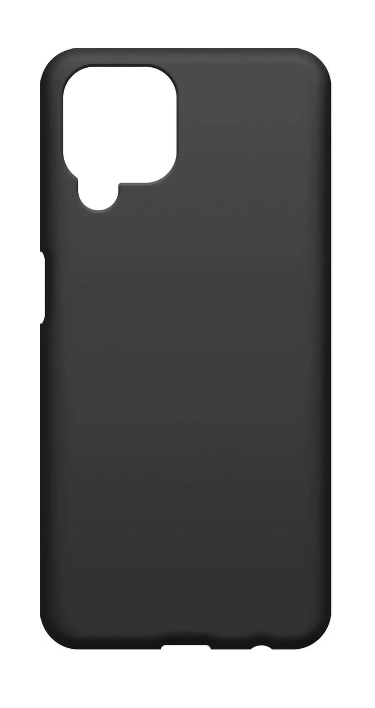 Чехол (клип-кейс) BORASCO Silicone case для Samsung Galaxy M32, черный (матовый) (40350)