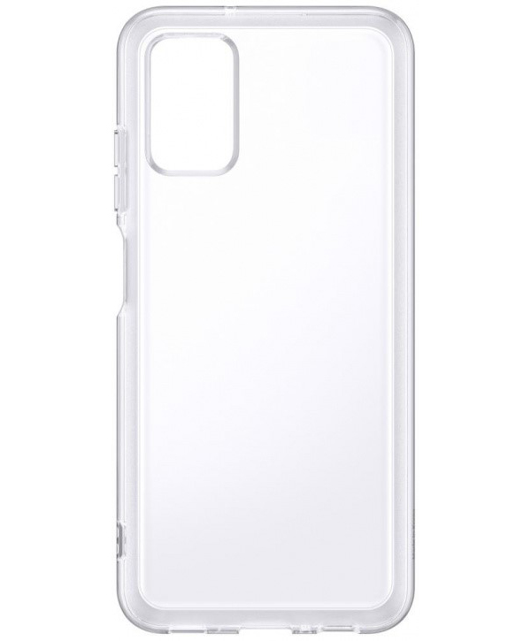 фото Чехол (клип-кейс) borasco silicone case, для samsung galaxy a03s/a035, прозрачный [40320]