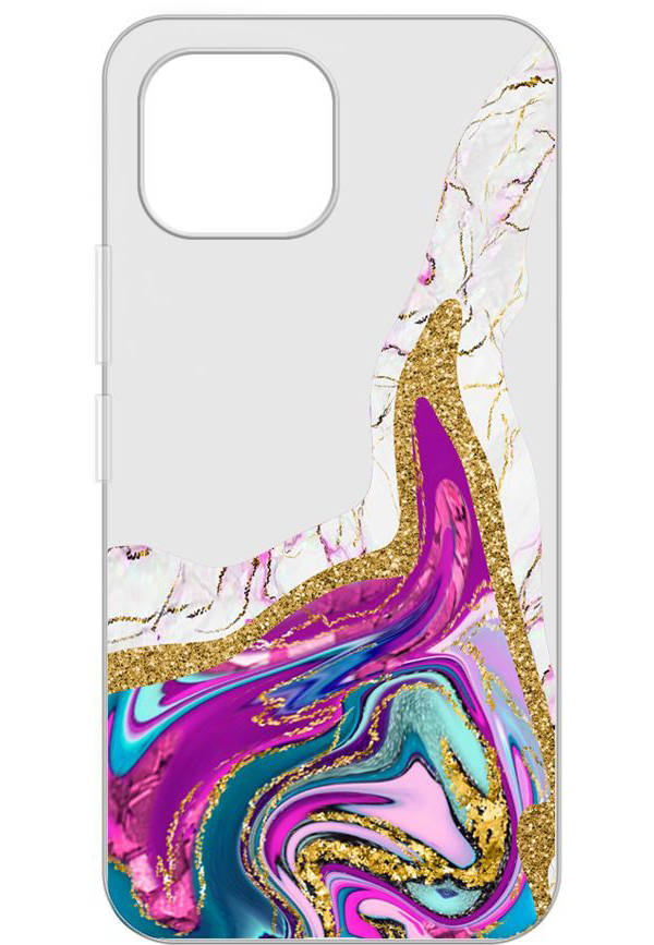 

Чехол (клип-кейс) GRESSO Air, для Xiaomi Mi 11 Lite, прозрачный/разноцветный, Air