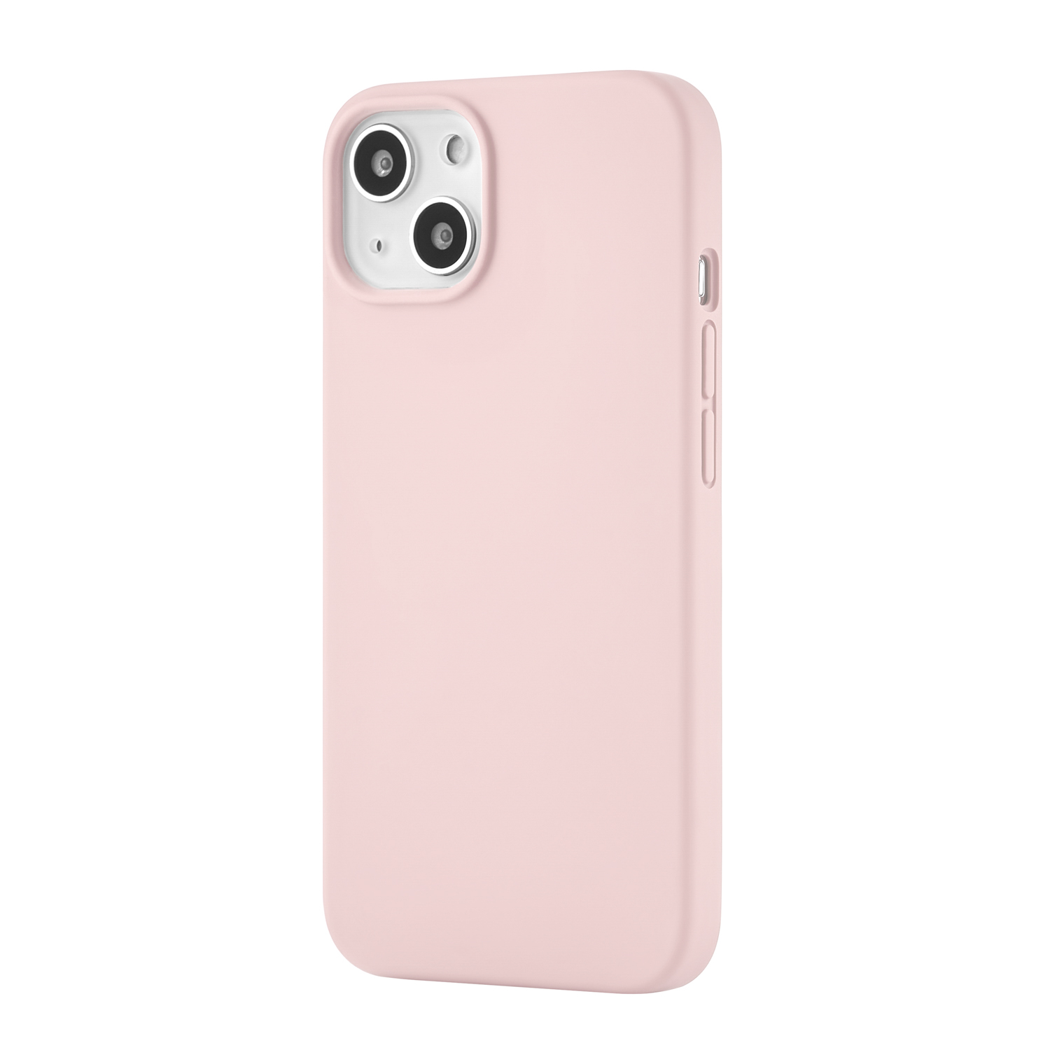 Чехол uBear Touch Сase (Liquid silicone) для iPhone 13, розовый