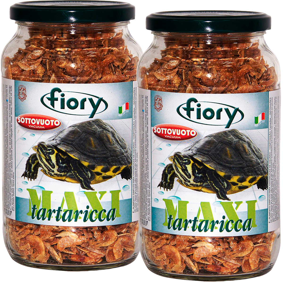 

Корм для черепах FIORY TARTARICCA MAXI, 2 шт по 1 л