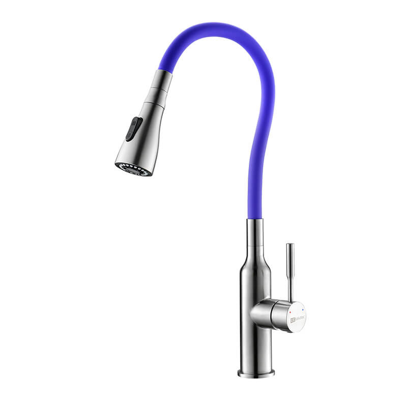 

Смеситель для кухни Lemark Expert LM5082S-Violet Хром матовый Фиолетовый