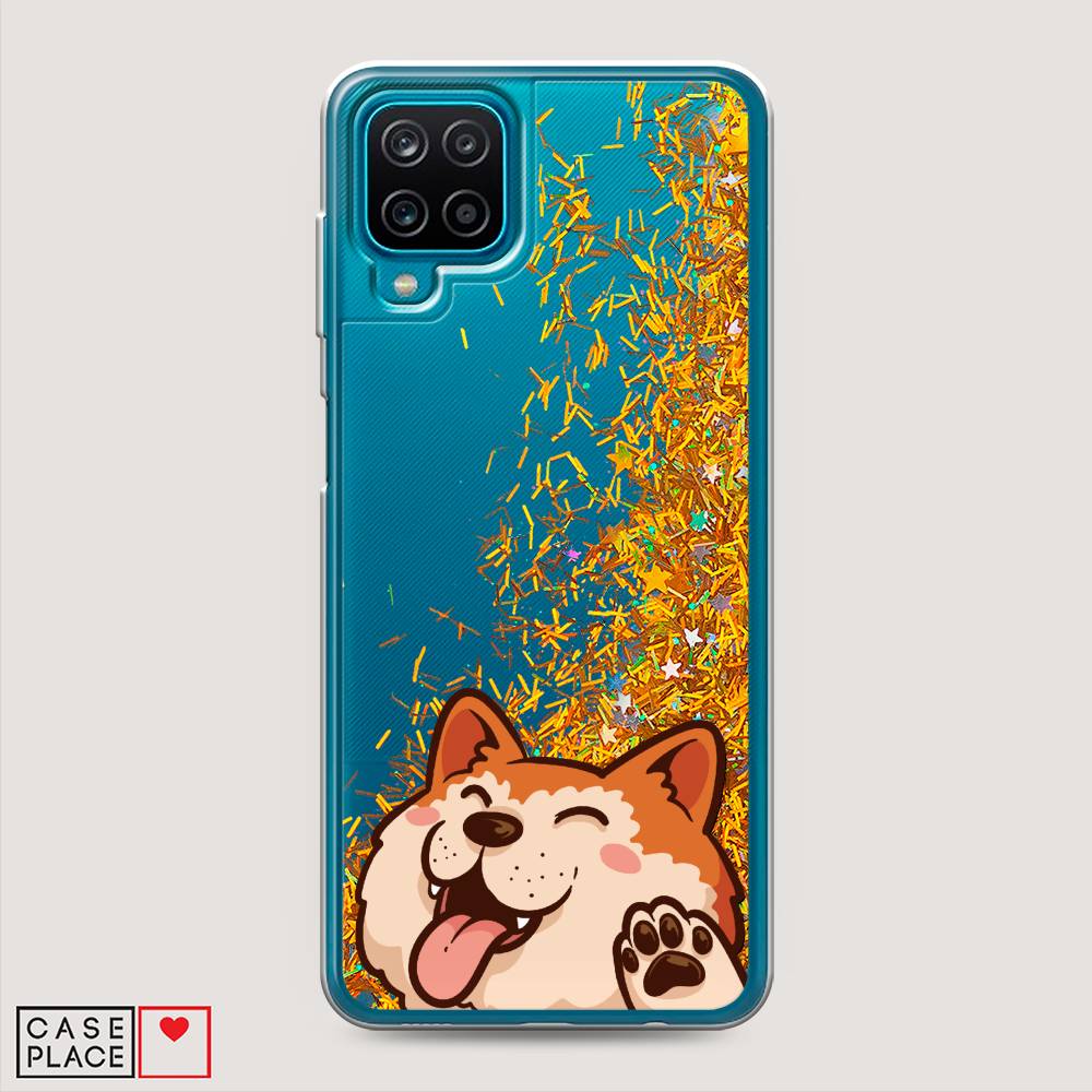 

Чехол Awog на Samsung Galaxy A12 / Самсунг A12 "Акита-ину машет", Разноцветный, 2101690-1