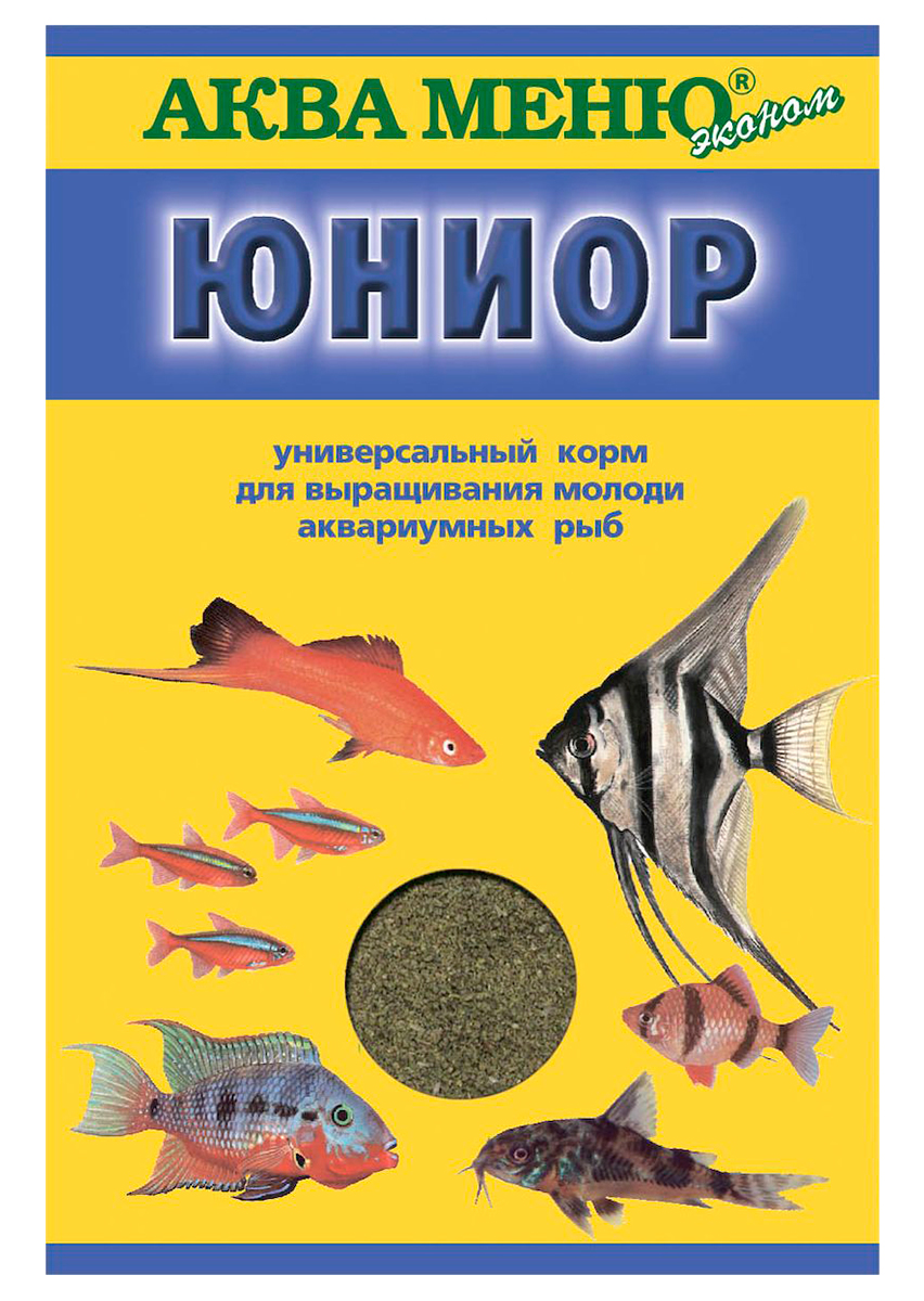 

Корм для выращивания молоди Аква Меню Эконом ЮНИОР универсальный, 2 шт по 20 г
