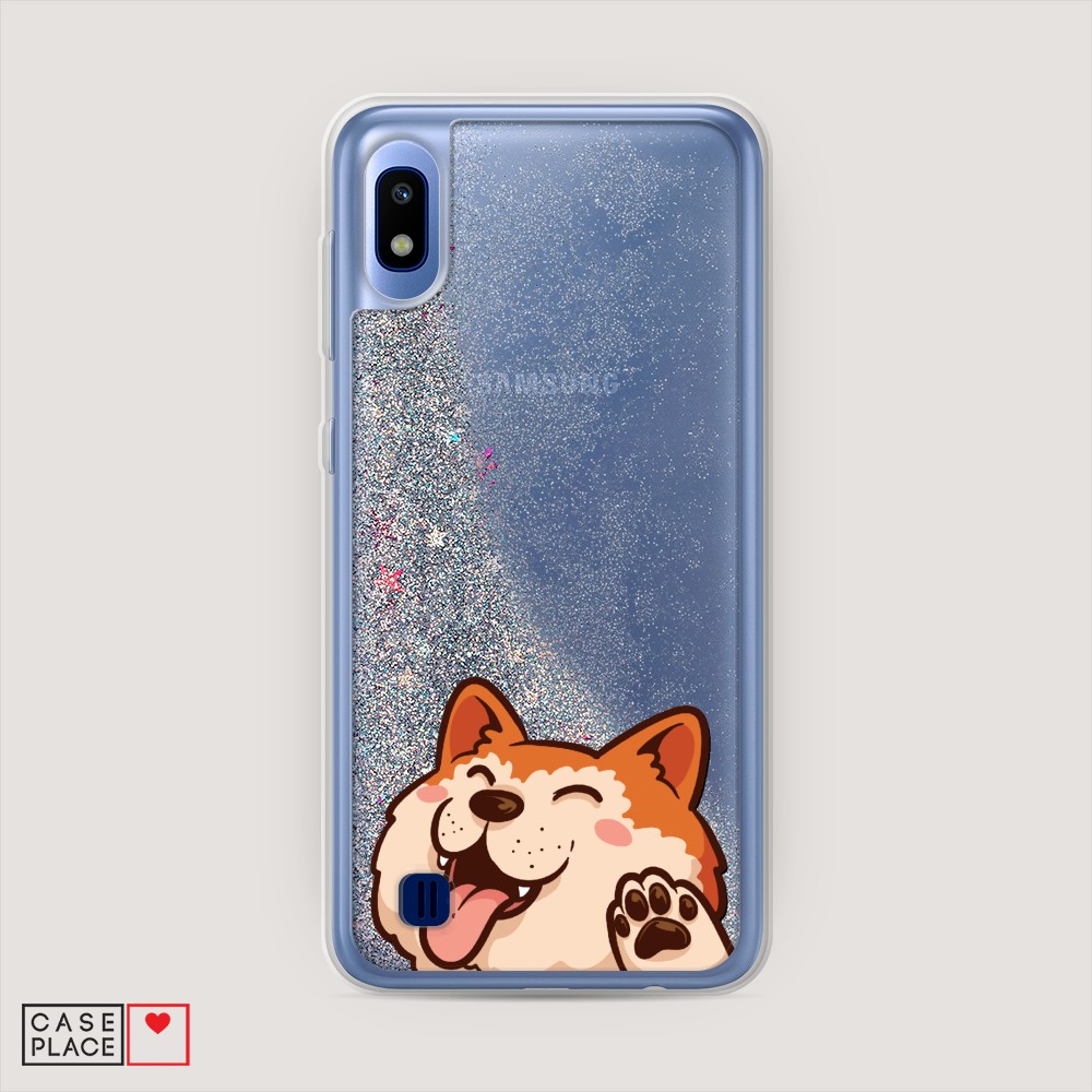 

Чехол Awog на Samsung Galaxy A10 "Акита-ину машет", Разноцветный, 27991-1