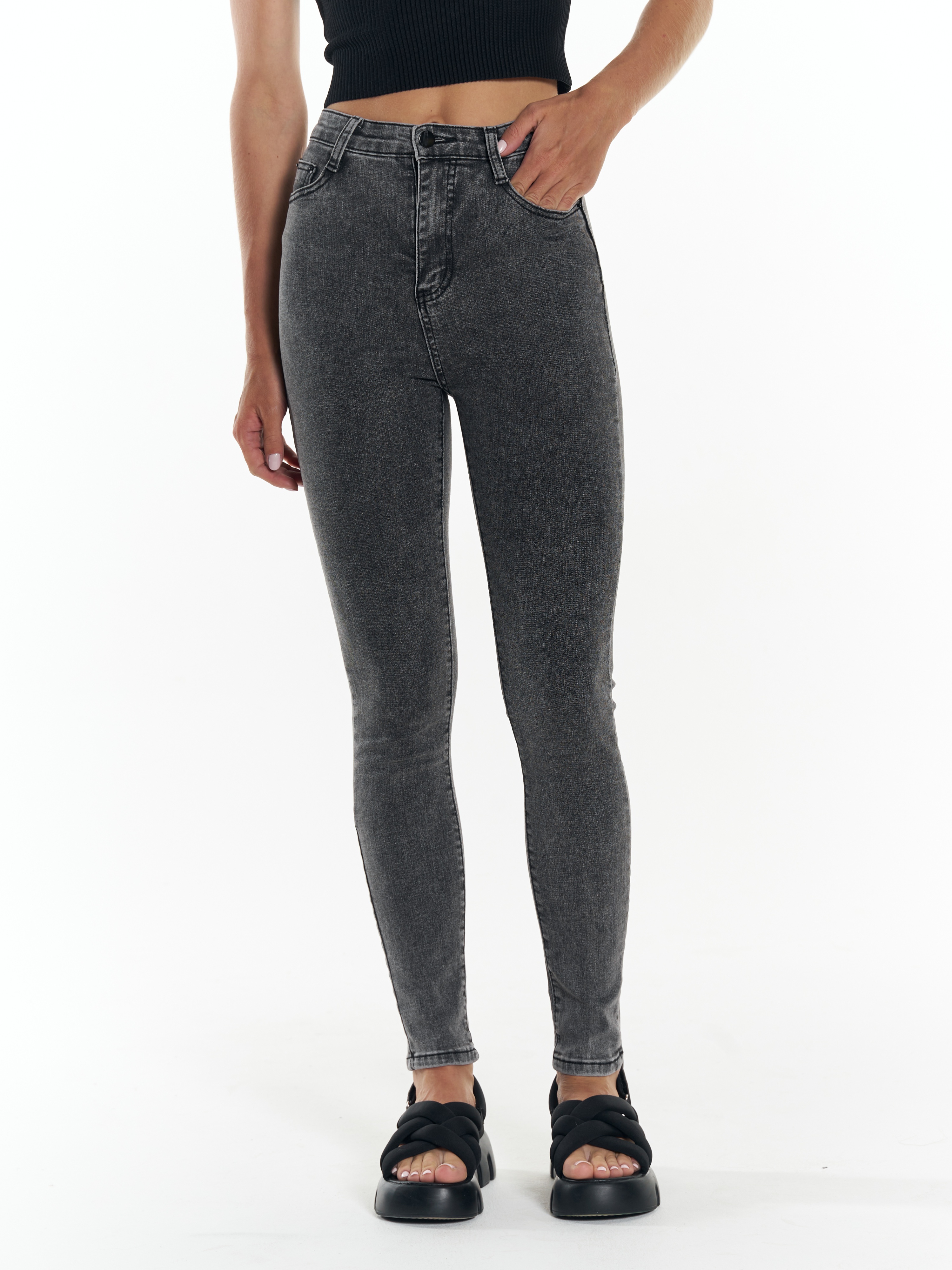 Джинсы женские Bulki TSL серые 27