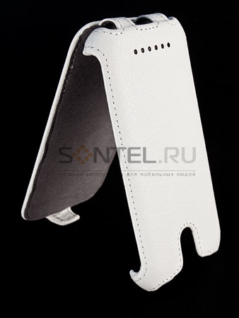 фото Чехол-книжка stl light для htc desire sv белый