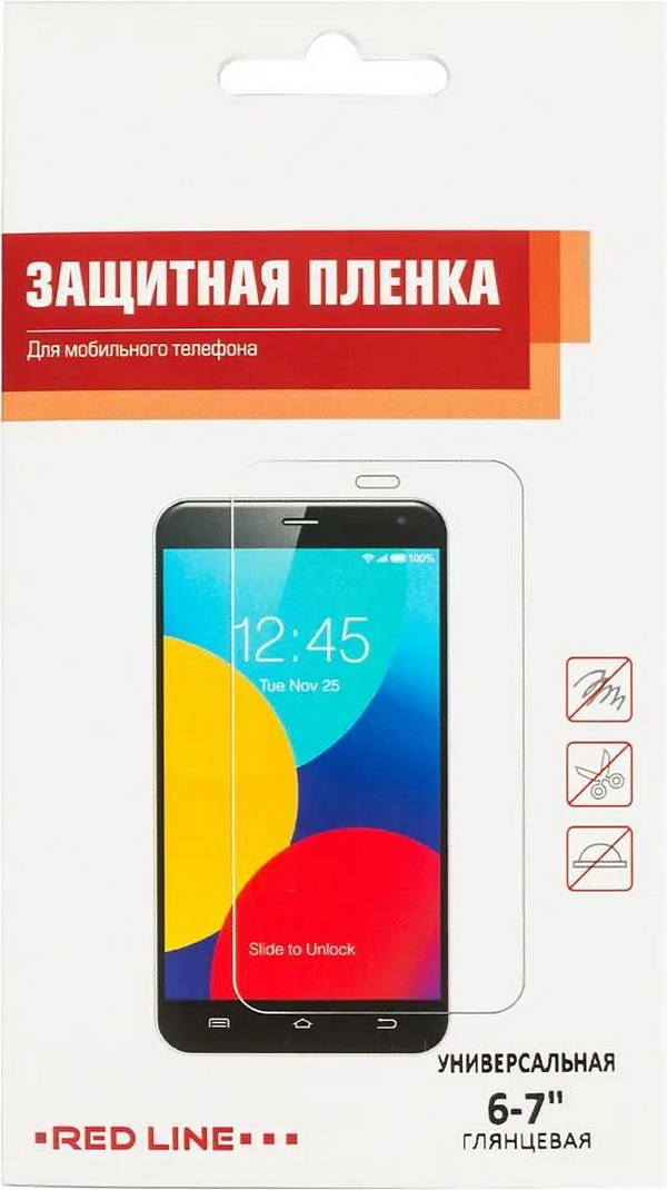 

Защитная пленка Redline универсальная, 7, 153 х 92 мм, глянцевая, 1 шт ут000000165, Защитная пленка Redline универсальная, 7, 153 х 92 мм, глянцевая, 1 шт [ут000000165]