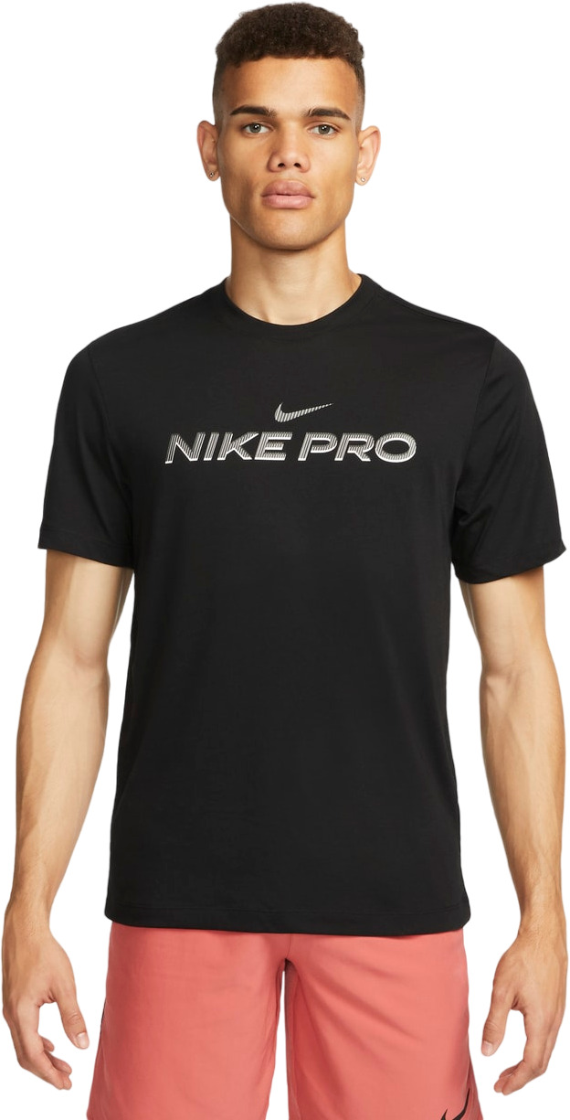 Футболка мужская Nike DF TEE DB NIKE PRO черная 2XL