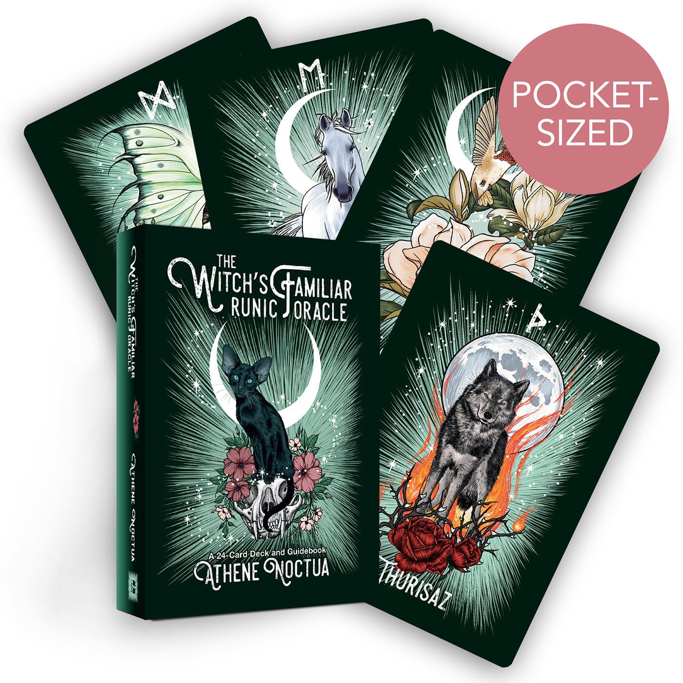 

The Witch's Familiar Runic Oracle: A 24-Card Deck and Guidebook. Noctua, Athene