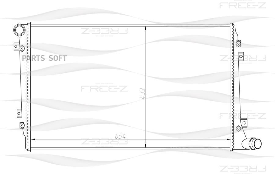 Радиатор охлаждения FREE-Z KK0212