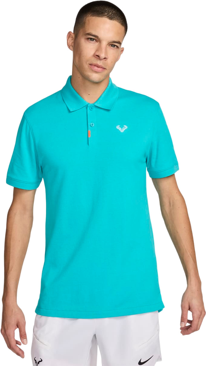 Футболка мужская Nike THE NIKE POLO DF RAFA SLIM голубая L