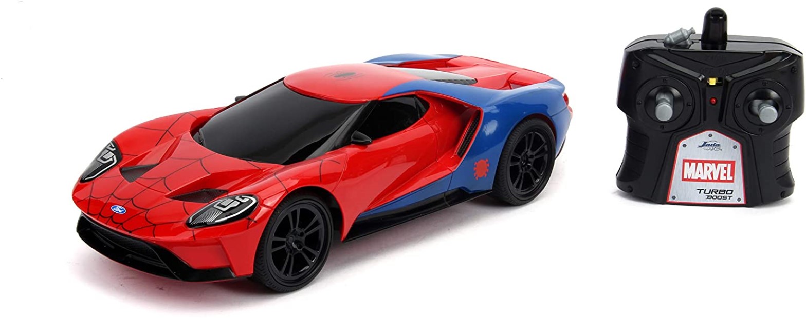 Модель машинки на радиоуправлении Hollywood Rides: Marvel – Spider-Man 2017 Ford GT