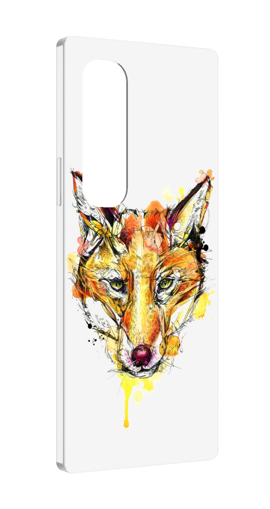 

Чехол MyPads Акварельная лиса для Samsung Galaxy Z Fold 4 (SM-F936), Прозрачный, Tocco