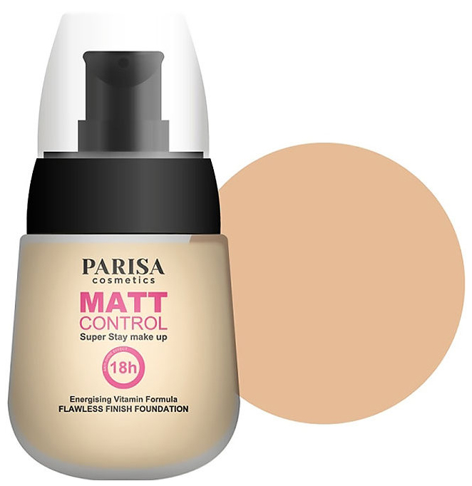 фото Parisa cosmetics, тональный крем matt control, тон 02