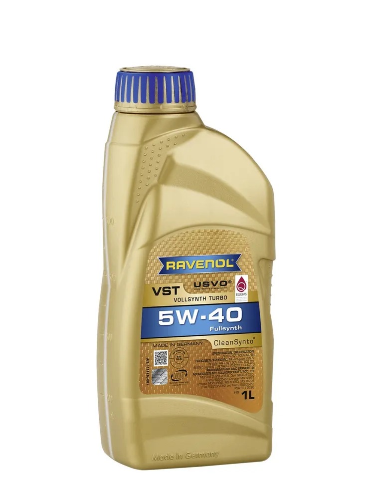 фото Масло моторное 5w-40 1л vst (синтетика+пао) ravenol арт. 1111136001