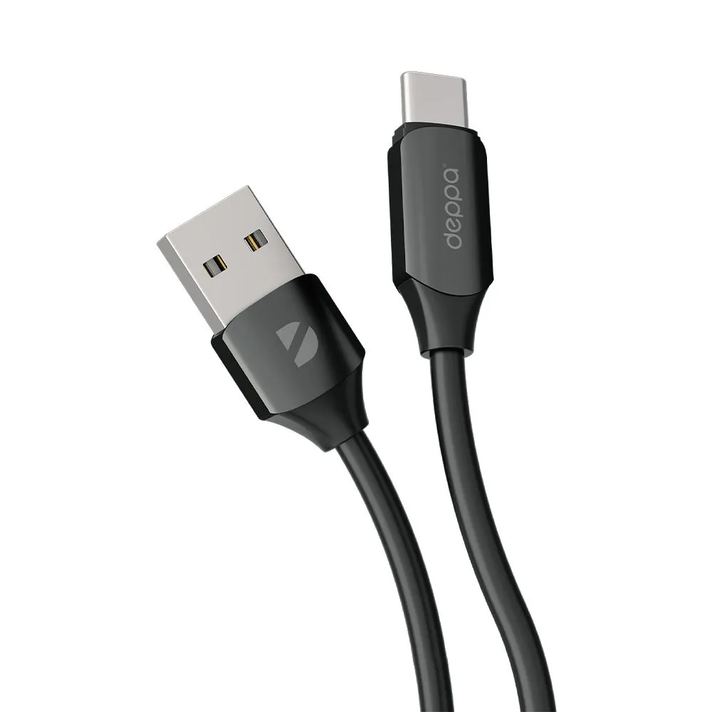 

Кабель Deppa USB - Type-C, 6 А, 1.2 м, черный (72535)