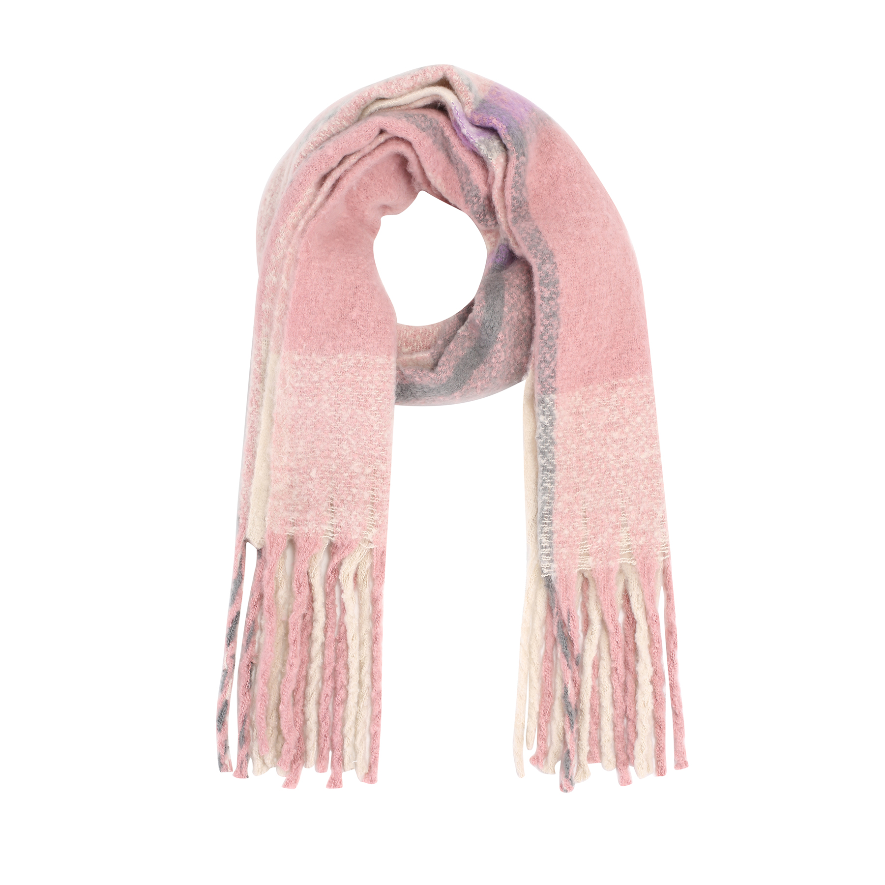 

Женский шарф EKONIKA EN44203-pink-grey-22Z, EN44203-pink-grey-22Z