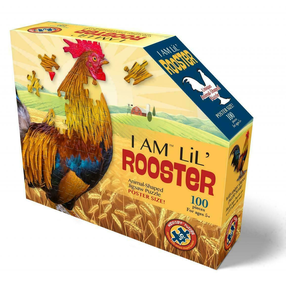 фото Пазлы madd capp puzzle i am lil` rooster петух 100 элементов