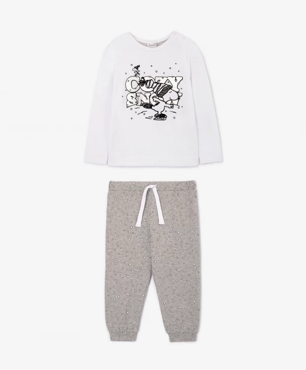 

Пижама Gulliver Baby 223GLVRBBC9701, серый, 74-80, 223GLVRBBC9701