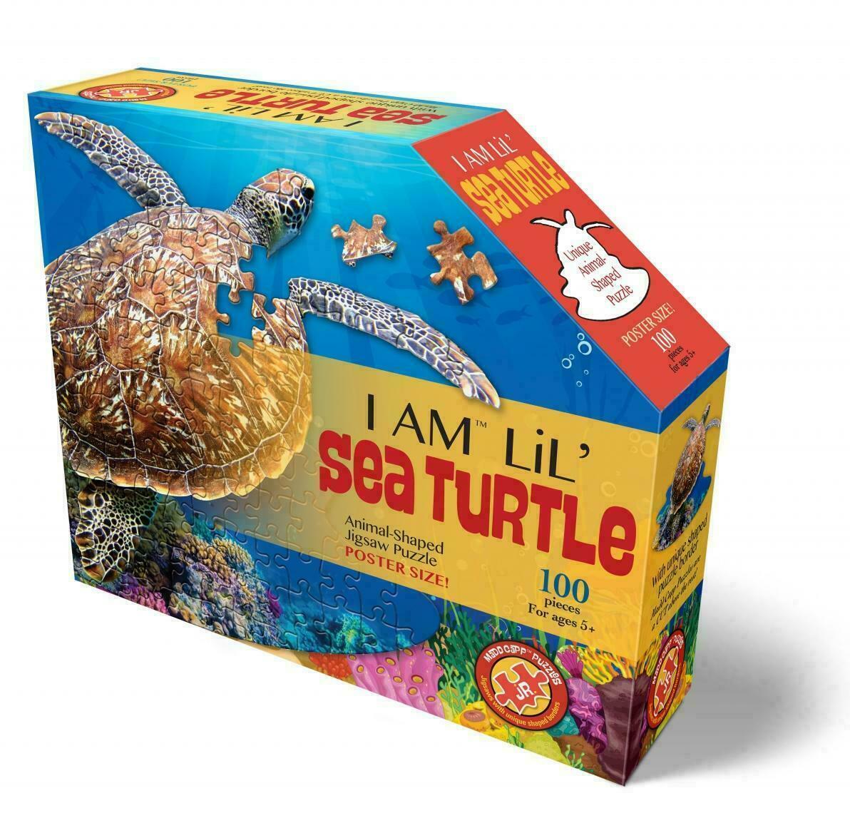 фото Пазлы madd capp puzzle i am lil` sea turtle морская черепаха 100 элементов