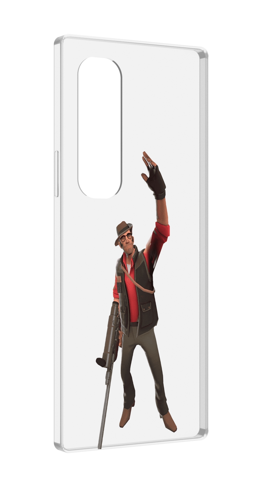 

Чехол MyPads team-fortress-2 для Samsung Galaxy Z Fold 4 (SM-F936), Прозрачный, Tocco