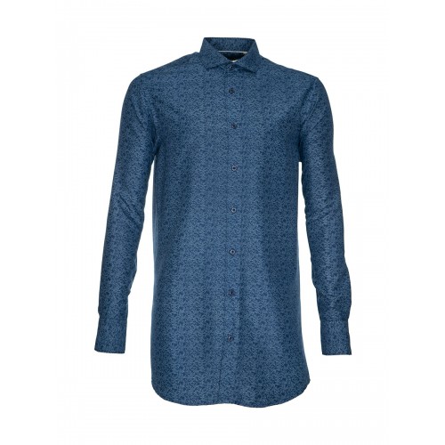 Рубашка мужская Imperator Twist 16 синяя 45/170-178