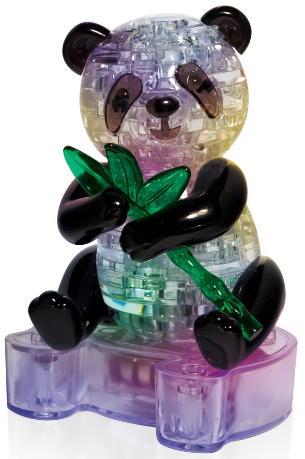 Купить 3D Пазл Synergy Trading Company Limited Магический кристалл: Панда с веткой с подсветкой,