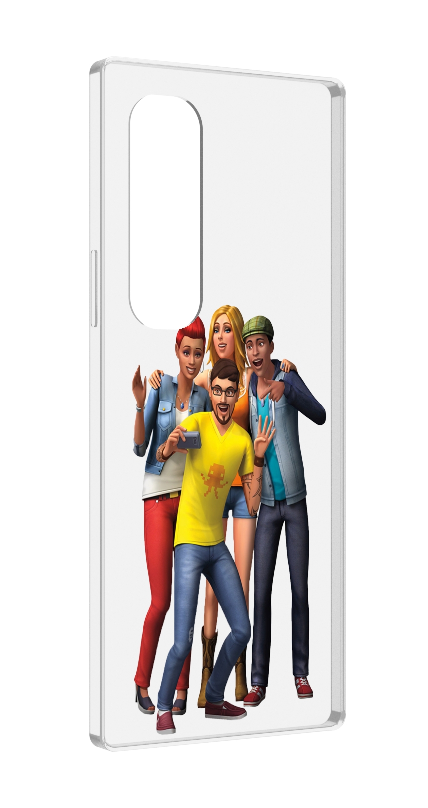 

Чехол MyPads sims для Samsung Galaxy Z Fold 4 (SM-F936), Прозрачный, Tocco