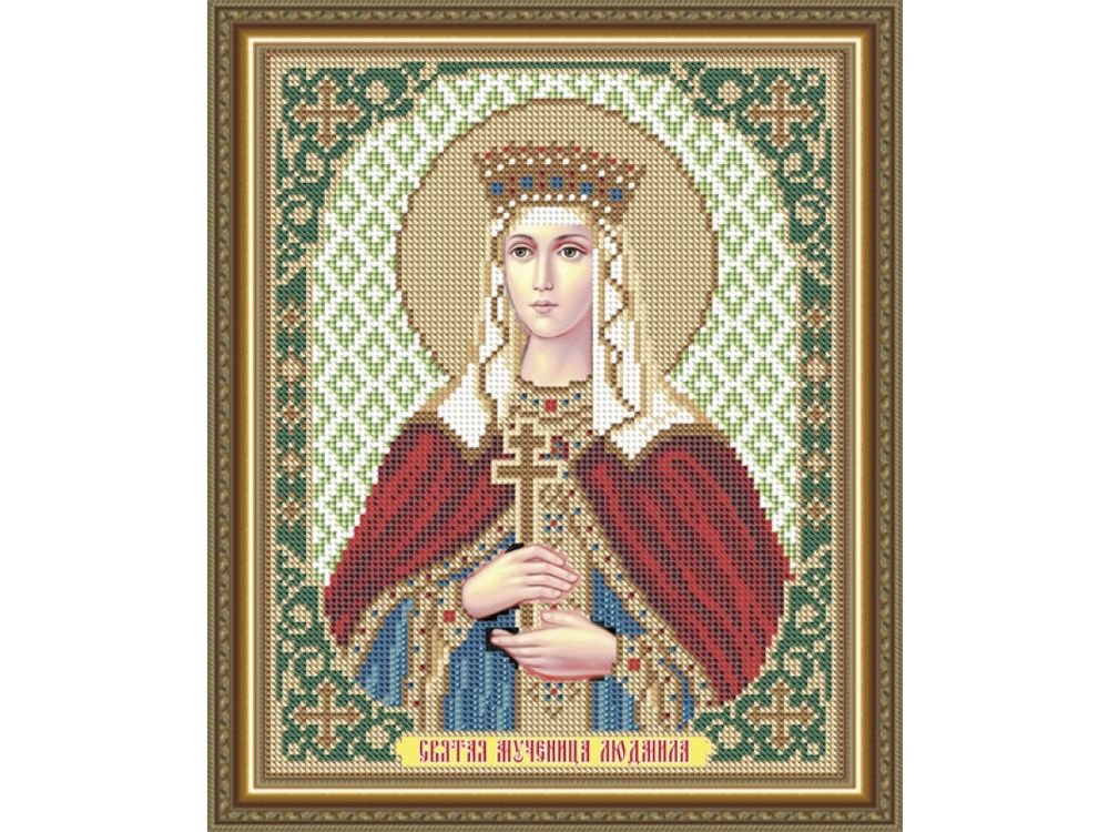 

Рисунок на ткани «Святая Мученица Людмила»